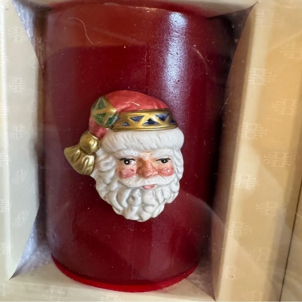 Fitz And Floyd Home Fragrance Jolly Ole St. Nick Candle Gift Set Christmas